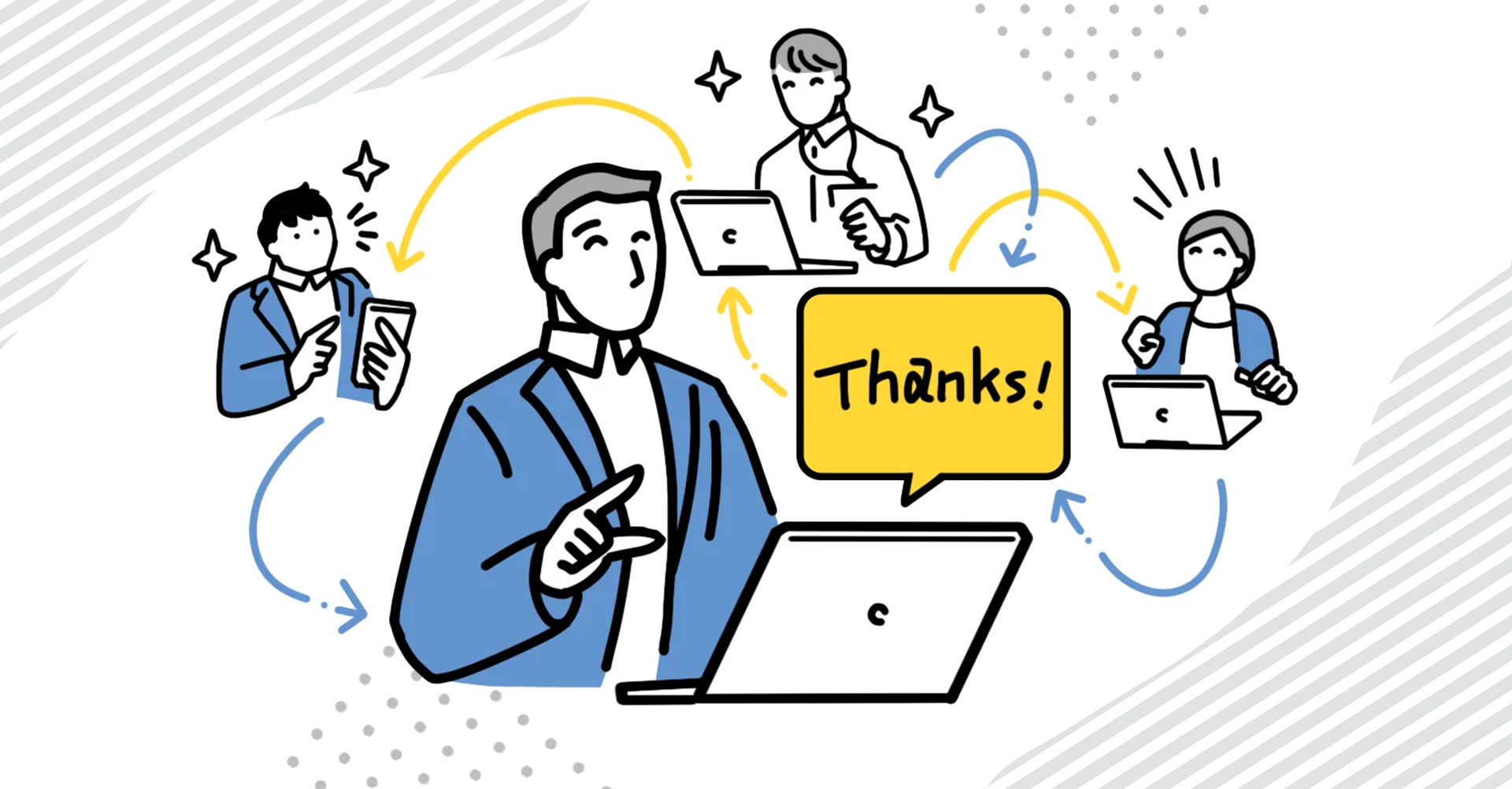 サンクスカード・サンキューカードで社内コミュニケーションを活性化 | シナジーHR（SynergyHR）｜組織課題を改善する人事クラウドサービス